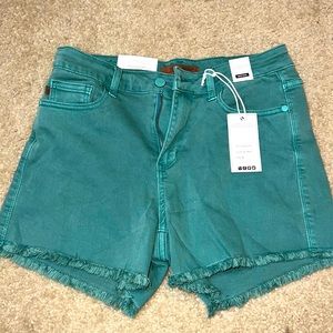 Judy blue green shorts